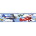 Vintage Planes Peel and Stick Wall Border