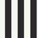 Silk Stripe Wallpaper in Black / White