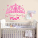 Princess Sleeps Here Peel and Stick Giant Wall Decal with Personalization