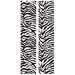 Zebra Peel and Stick Locker Skins