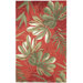 Outdoor Poly-Loop Palm Rust Rug