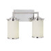 Glass Note  Vanity Light in Chrome