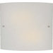  Concave Wall Sconce with Prismatic Frosted Glass - Energy Star