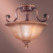 Illuminati 3 Light Semi Flush Mount