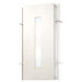 One Light Wall Sconce in Brushed Stainless Steel