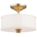 Harbour Point 2 Light Semi-Flush Mount