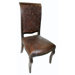 Colonial Imperial Leather Side Chair