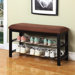 Shoe Rack Bedroom Hallway Bench