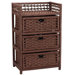 Paper Rope Three Drawer Chest