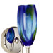 Trista Line Voltage Sconce Glass