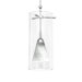 Konic Cased Cone Glass Shade in White
