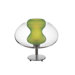 Soft Table Lamp with Clear/Apple Green Glass