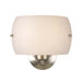 Wall Sconce with Frosted White Glass Shade