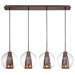 Bling Bang 4 Light Kitchen Island Pendant