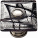 Glass Eclipse Square Knob