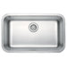 30" x 18" Undermount Single Bowl Stainless Steel Kitchen Sink