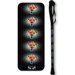 Triple Rose Cross Cane in Black