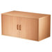 Modular Storage Large Cube with Two Doors in Honey