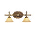 Navarra Two Light Vanity Light in Tuscan Patina