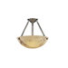 Virtuoso 3 Light Semi Flush Mount