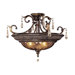 Sanguesa 3 Light Semi Flush Mount