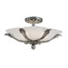 6 Light 25W Semi Flush Mount
