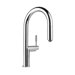 Oscar Single Handle Single Hole Kitchen Faucet with Pull Down Spray
