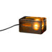 Block Lamp in Amber by Harri Koskinen
