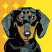Pooch D&eacute;cor Maxine, the Dachshund Portrait
