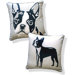 Doggie Style Reversible Boston Terrier Pillow