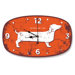 Dachshund USA Wall Clock