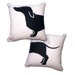 Happy Solid Reversible Hot Dog Pillow