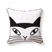 Japanese Lucky Cat Double Sided Cotton Pillow