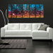 Abstract by Ash Carl Metal Wall Art in Multi - 23.5" x 60"