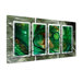 Emerald Glow II Metal Wall Art