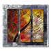 Golden Sunrise Metal Wall Sculpture