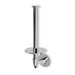 Holiday Wall Mounted Spare Toilet Roll Holder in Chrome