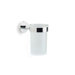 Medea Wall Mounted Frosted Glass Toothbrush Holder in Chrome