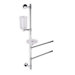 Pegaso Wall Mounted Bathroom Butler in Chrome