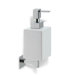 Urania Wall Mounted Square Soap Dispenser in Chrome