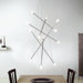 Batons 12 Light Chandelier