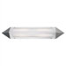 Futura One Light Outdoor Wall Sconce in Silver