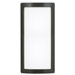 Omni 120V Medium One Light Outdoor Wall Sconce with Opal Glass Shade in Silver
