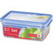 Emsa 3D Food Storage 5 Piece Clip and Close Container Set