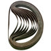 10Pk Sanding Belt 80 Grit 3/8X13In. 10/Pack