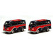 MLB VW Bus (Set of 2) - Cleveland Indians