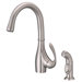 Bellefleur Single Handle Kitchen Faucet with Spray