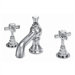 Widespread Bathroom Faucet with Double Cross Handles