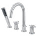 Ulm Widespread Tub Faucet with Double Cross Handles