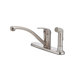 Pfirst One Handle Centerset Kitchen Faucet with Side Spray